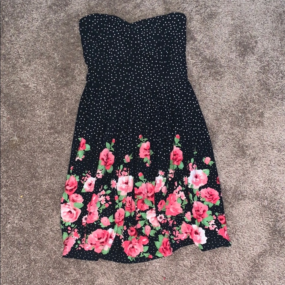 Rose Polka Dot Dress- No Boundaries
